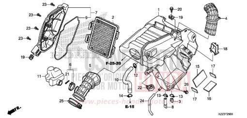 FILTRO ARIA CRF250LF di 2015